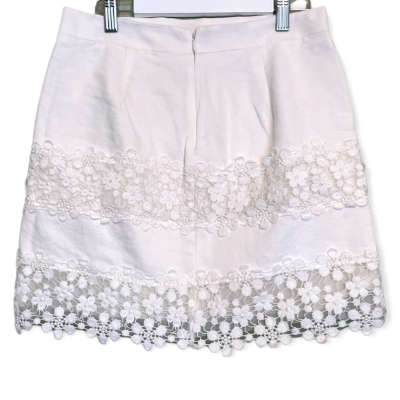 J Crew Mini Skirt White - Picture 2 of 2